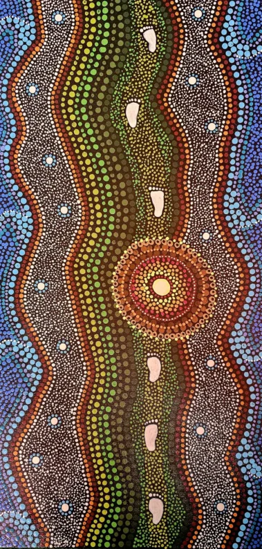 Mandala Art by Artist Allen Davis, Aboriginal Art, Colorado Artist