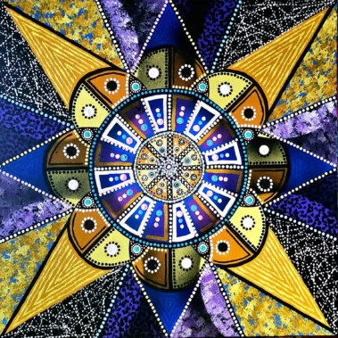 Mandala Art by Artist Allen Davis, Colorado Artist