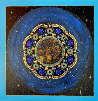 Mandala Art by Artist Allen Davis, Colorado Artist