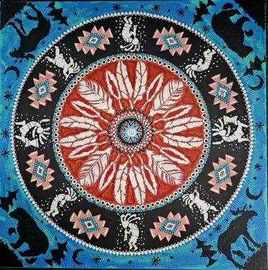 Mandala Art by Artist Allen Davis, Colorado Artist