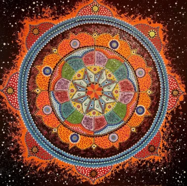 Mandala Art by Artist Allen Davis, Colorado Artist