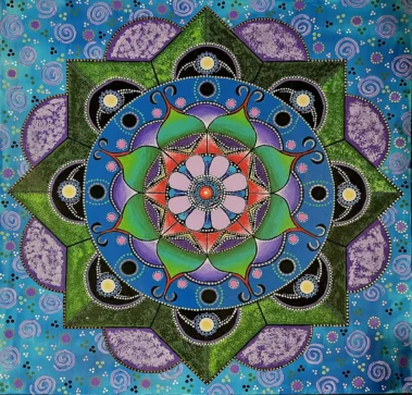 Mandala Art by Artist Allen Davis, Colorado Artist