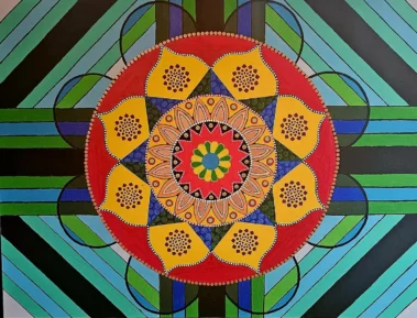 Mandala Art by Artist Allen Davis, Colorado Artist