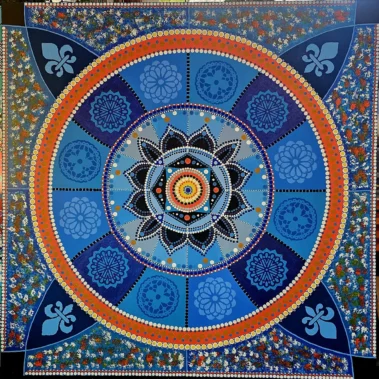 Mandala Art by Artist Allen Davis, Colorado Artist