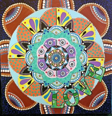 Mandala Art by Artist Allen Davis, Colorado Artist