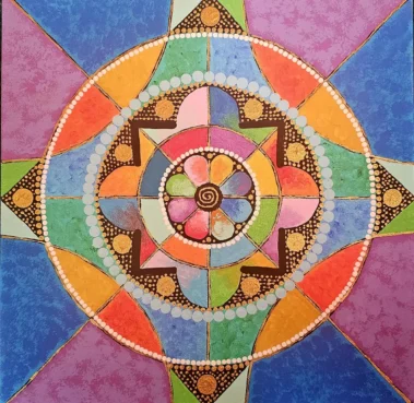 Mandala Art by Artist Allen Davis, Colorado Artist