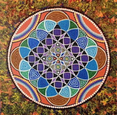 Mandala Art by Artist Allen Davis, Colorado Artist